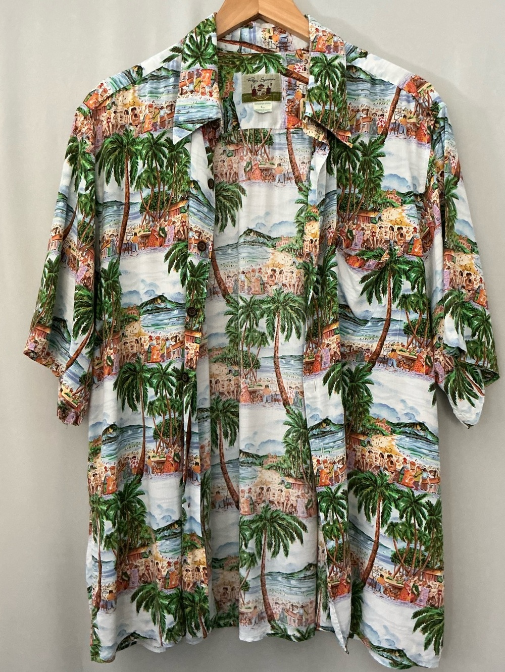 Reyn Spooner Men's Hawaiian Shirt Size L